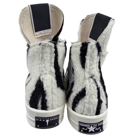 Converse x Rick Owens TURBODRK Chuck 70 Shearling BWOB Sz 9 - Picture 5 of 7